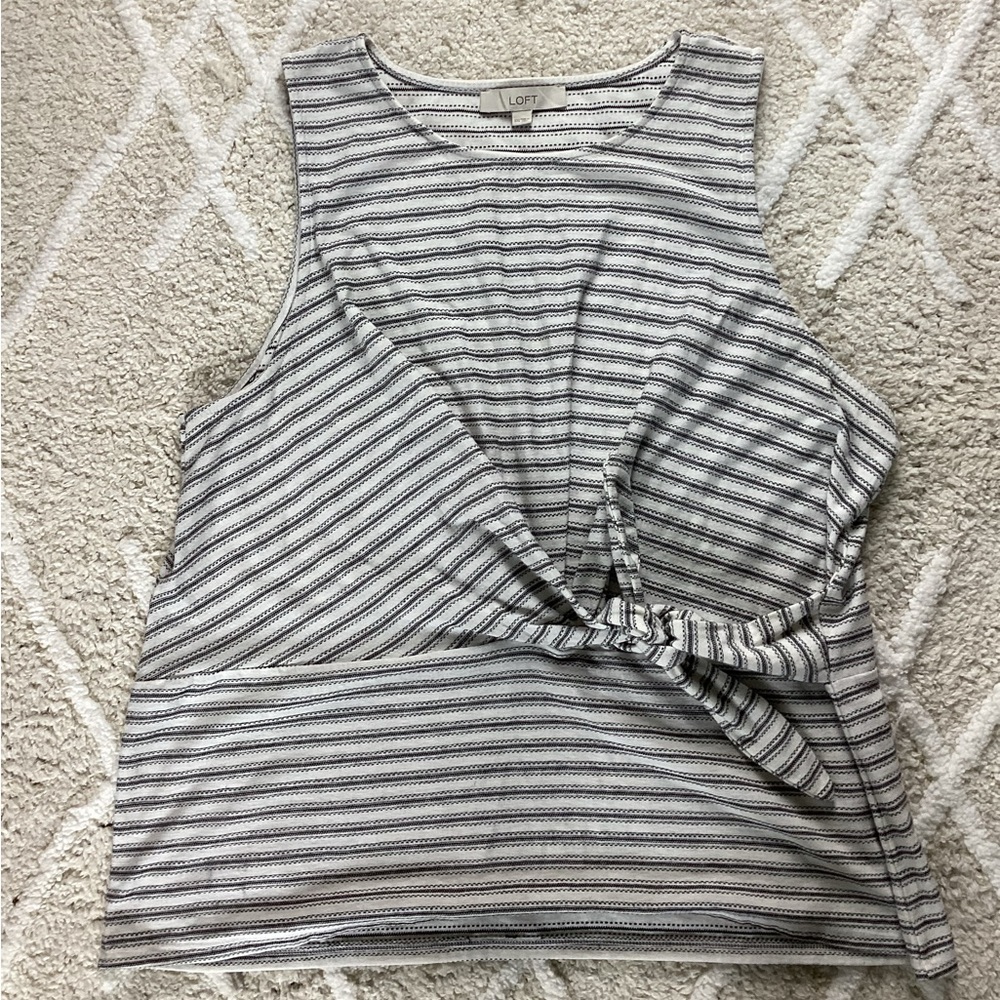 Loft Tank Tie Front XXL